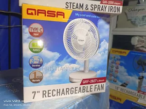 QASA 7" Rechargeable Fan