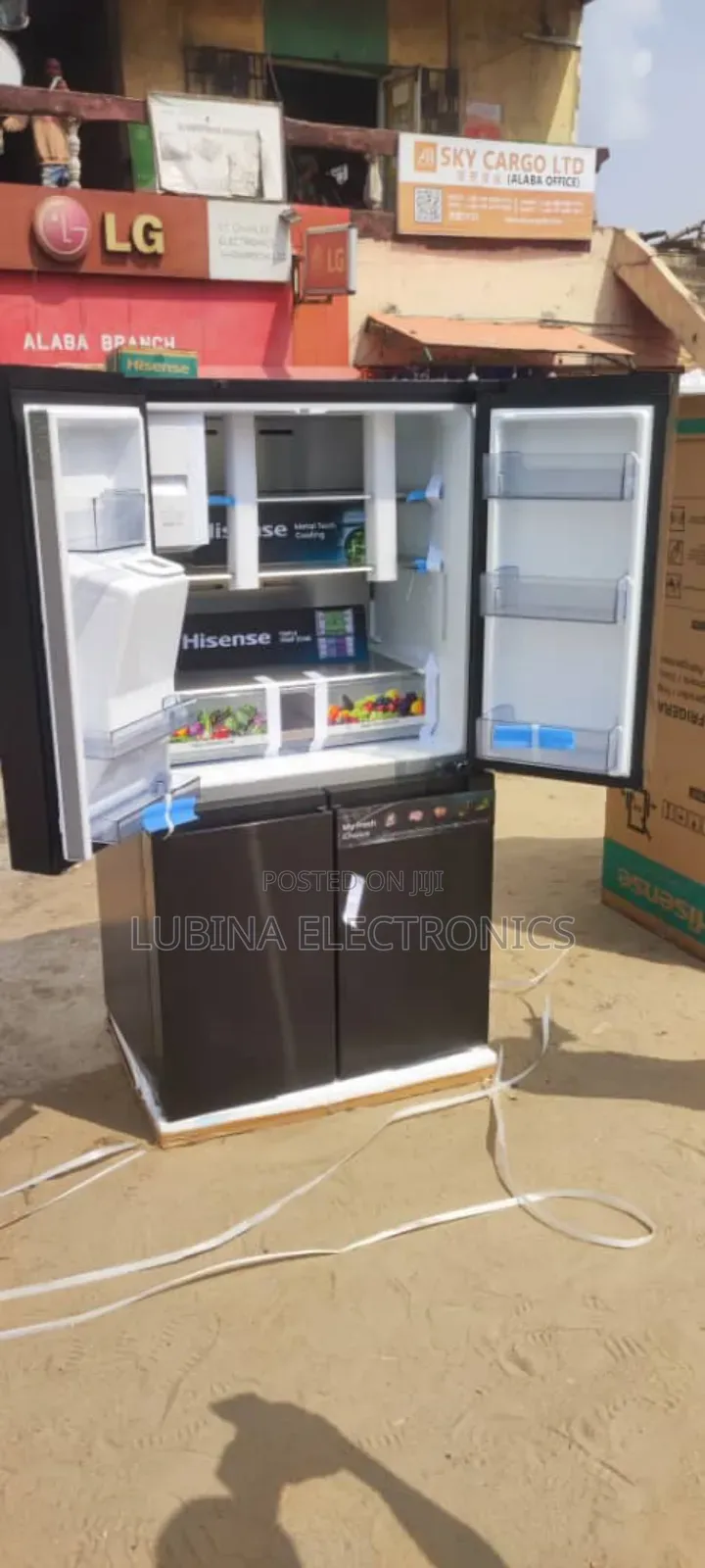 Brand New Hisense Side-by-side Refrigerator✓601L✓Dispenser✓