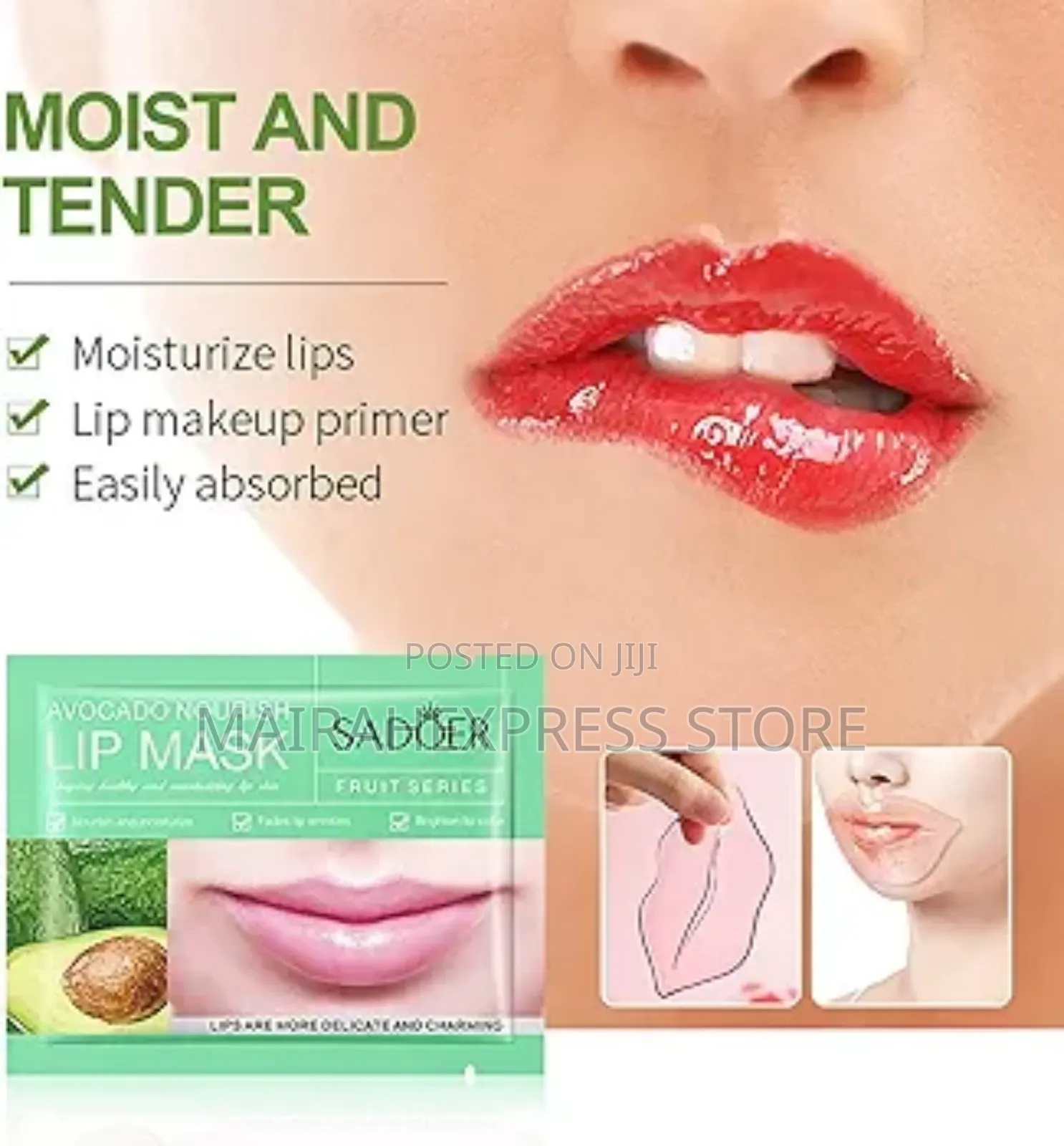 10pcs Collagen Fruit Lip Mask (Sk-hans Brand)