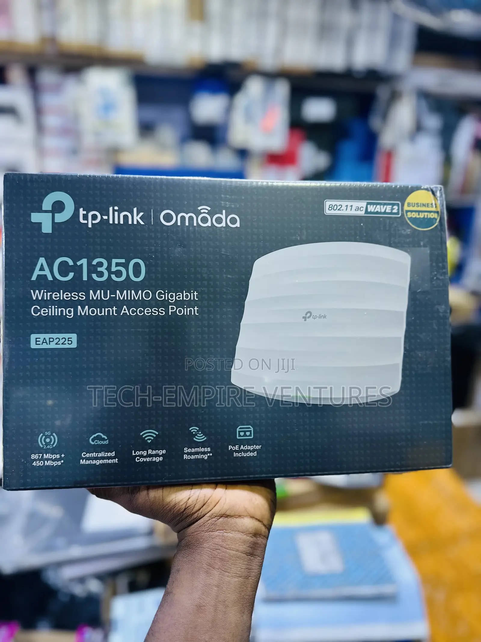 Tp-Link Ac1350 Ceiling Mount Access Point Eap225
