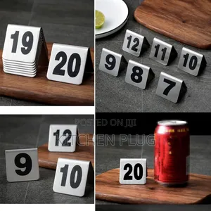 Wedding Table Numbers 1-10 21-30 61-70 81-90