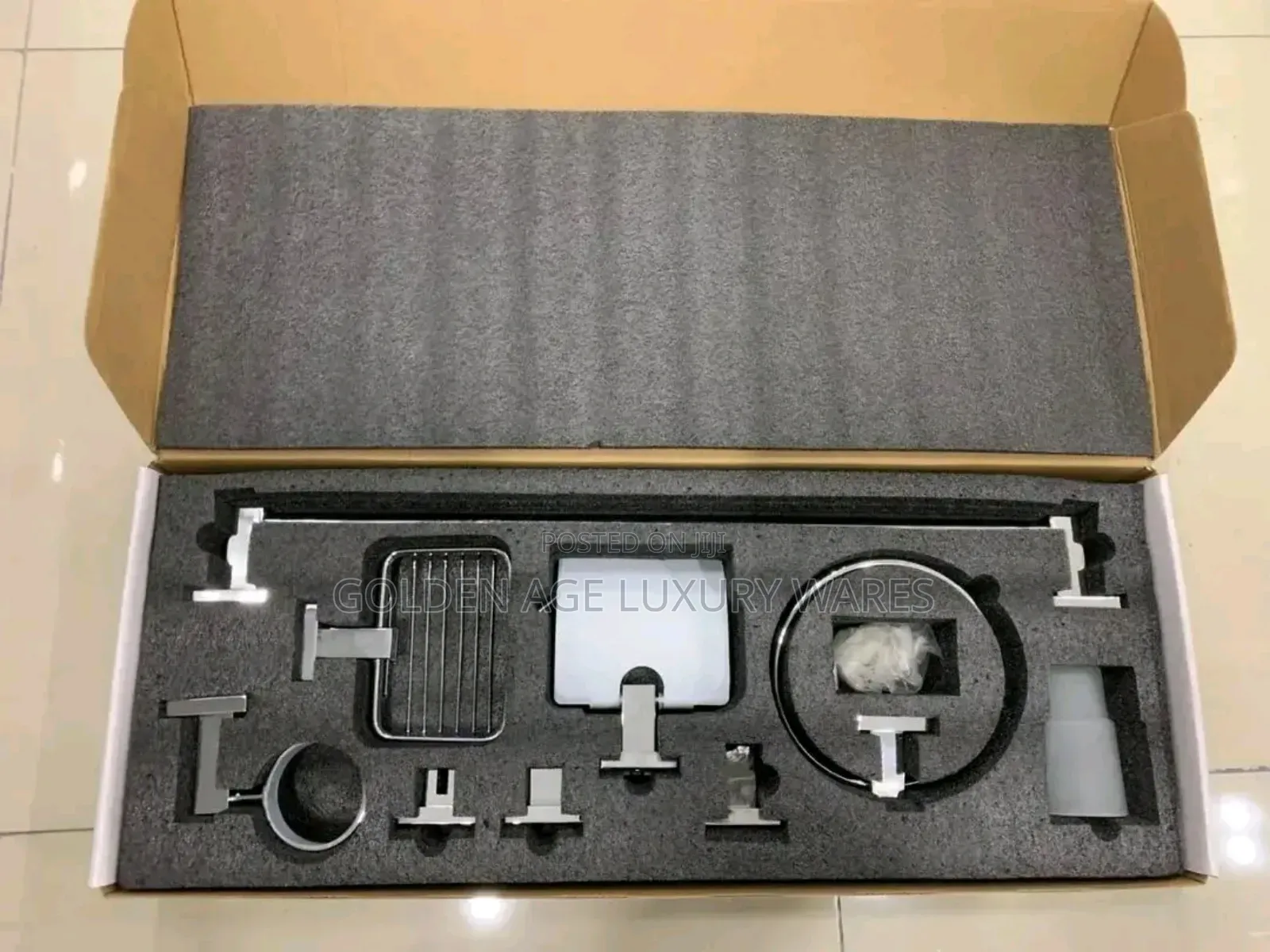 Square Complete Bathroom Accessories