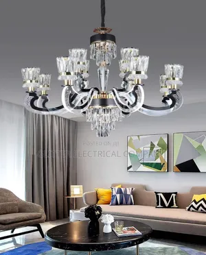 Executive Crystal Chandelier For Living Room