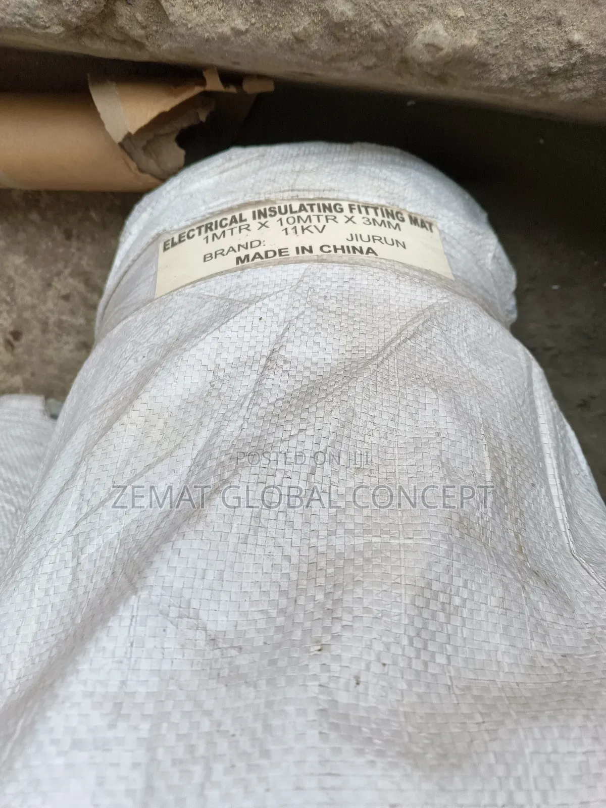 3mm Electrical Insulation Mat 10mtrs 11kva