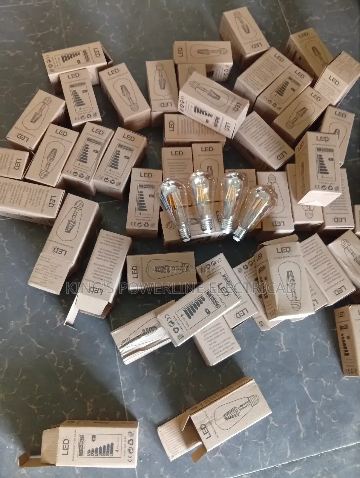 Stg64 6 Watts Bulb Amber Colour