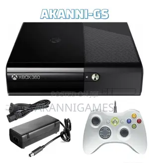 Used Xbox-360e With 12 Games + 1 Wired Pad