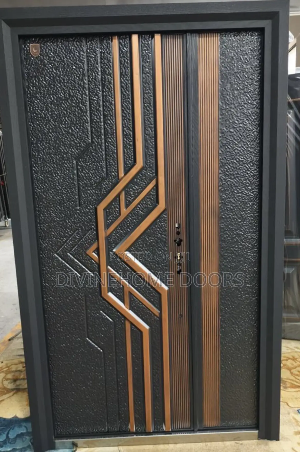 Copper Cast Door v-Line
