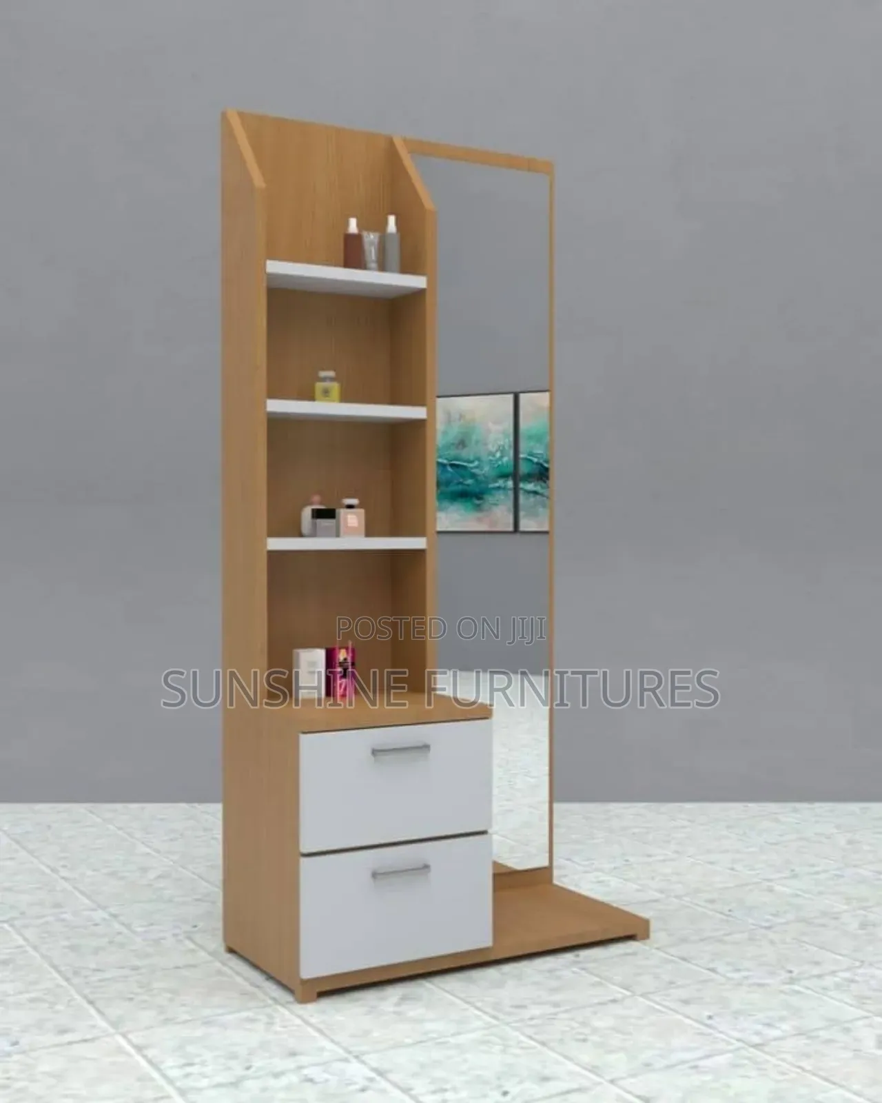 Dressing Mirror With Drawers