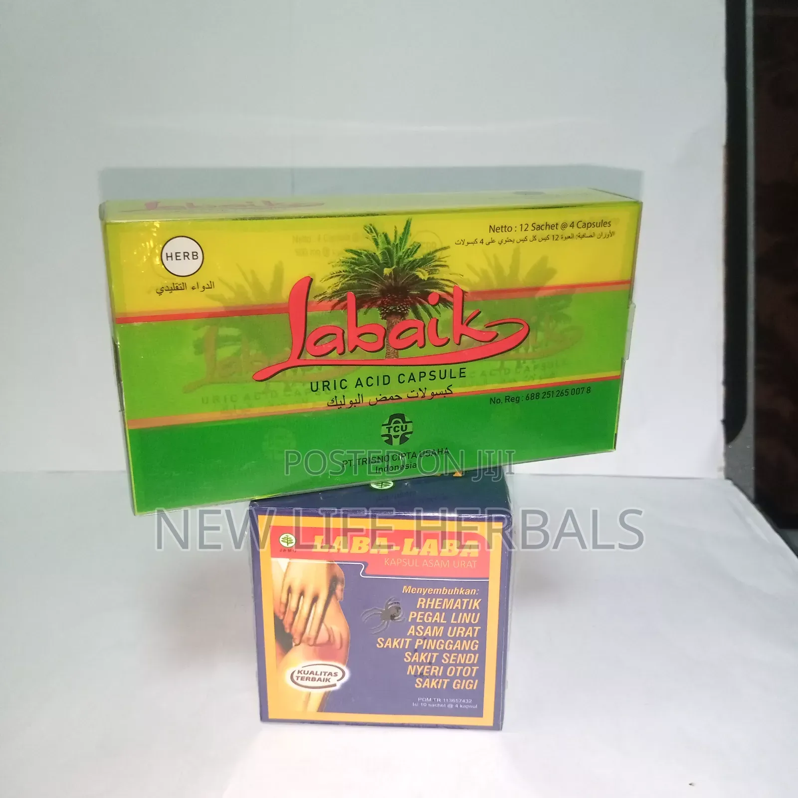 Laba Laba Labaik Uric Acid Capsule Combo