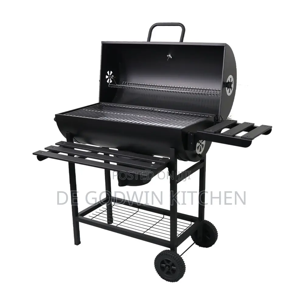 Black Charcoal Barbecue