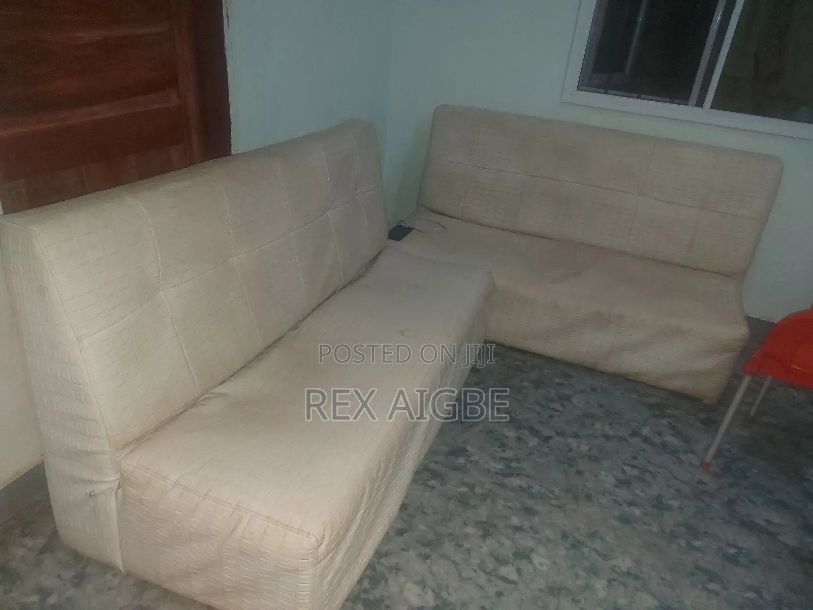 White Leather Sofa