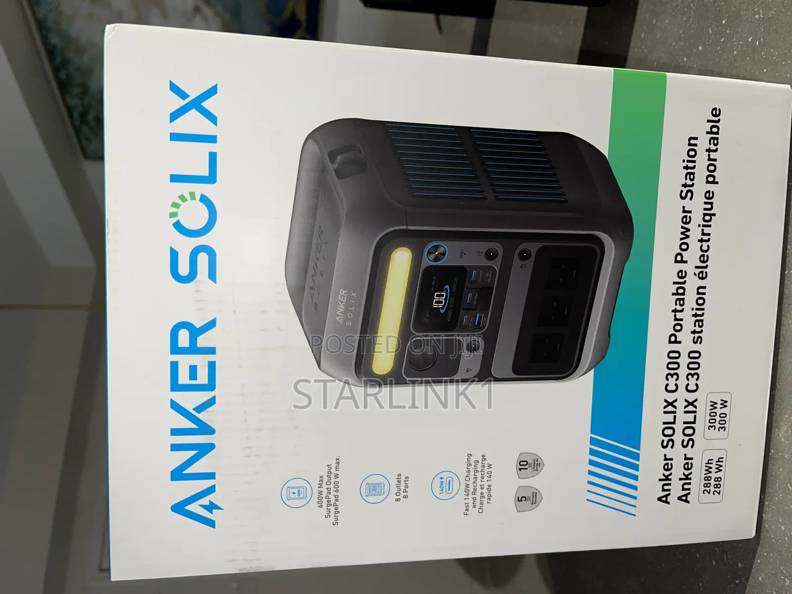 Anker Solix Solar/A.C Battery/Power Bank Station