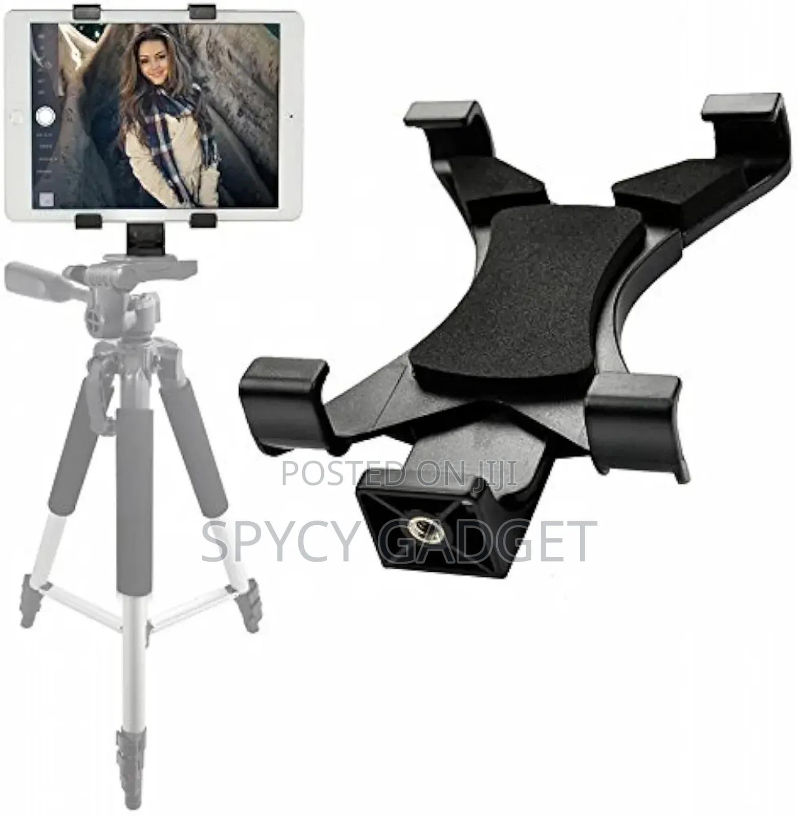 Tablet Holder Clip for Tripod Stand