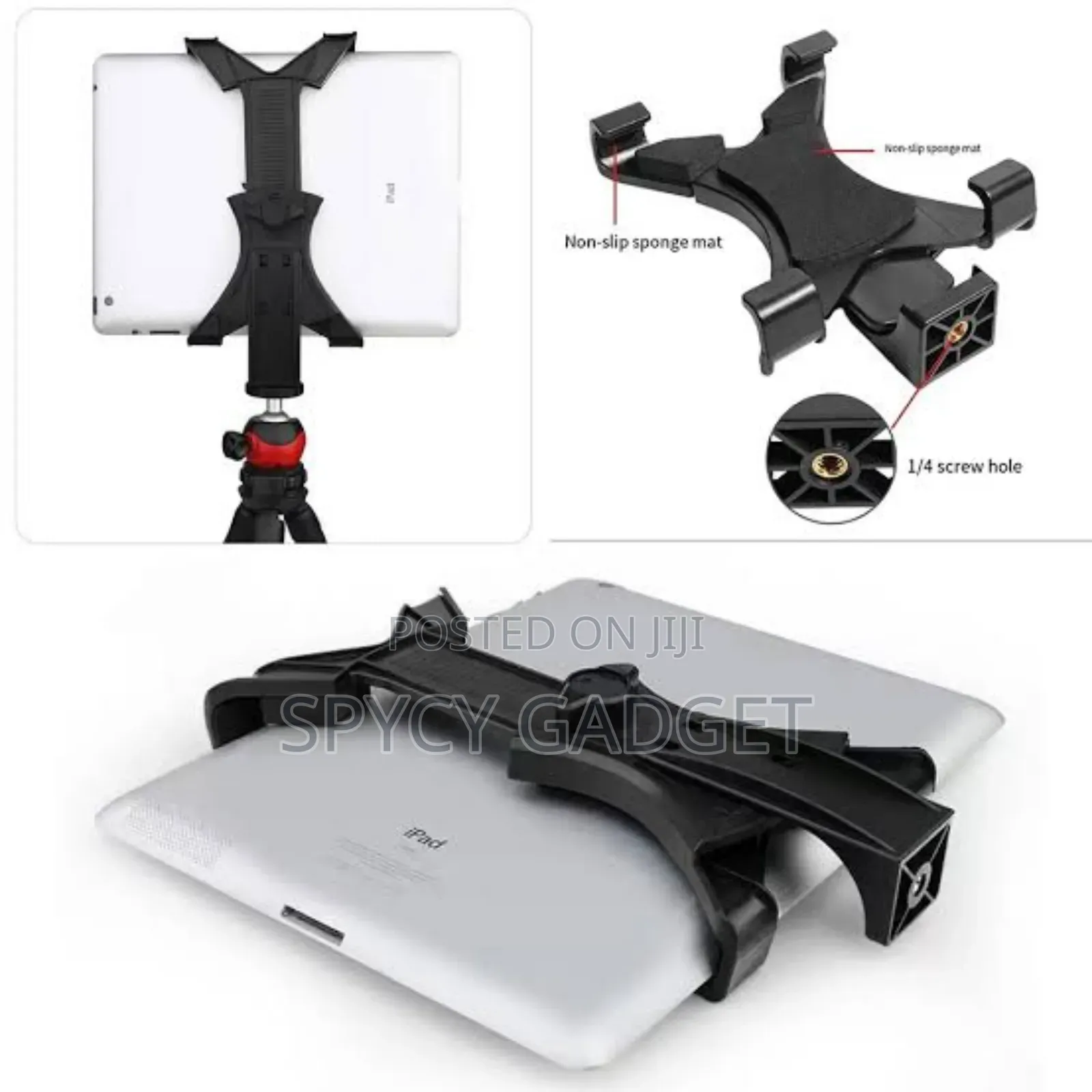 Tablet Holder Clip for Tripod Stand