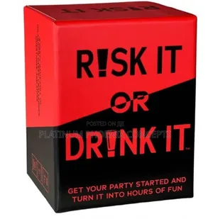 Photo - Risk It or Drink It Game Card