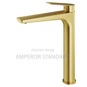 Luxury Wash Hand Gold High Basin Sink Mixer Tap