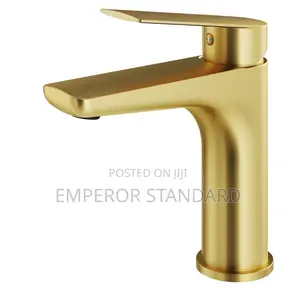 Luxury Wash Hand Gold High Basin Sink Mixer Tap