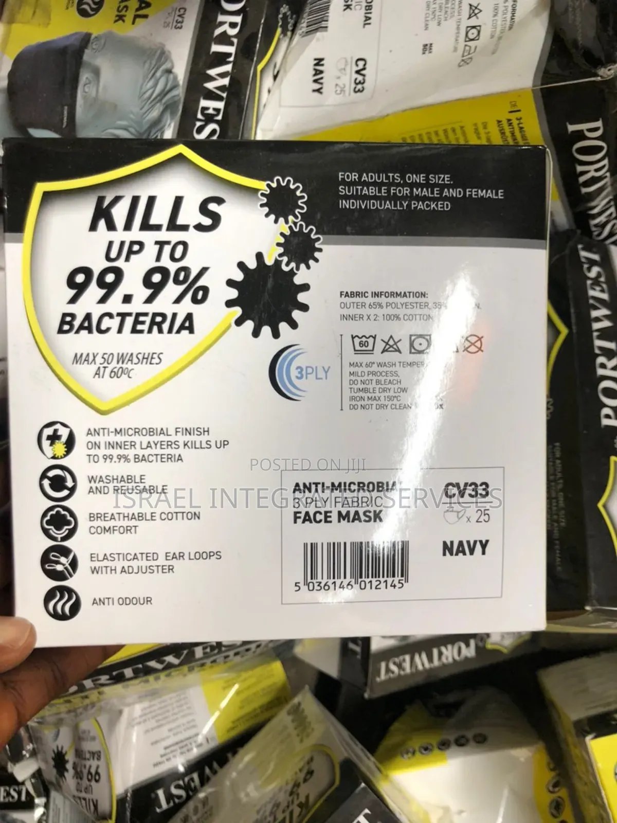 Face Mask, Anti-microbial