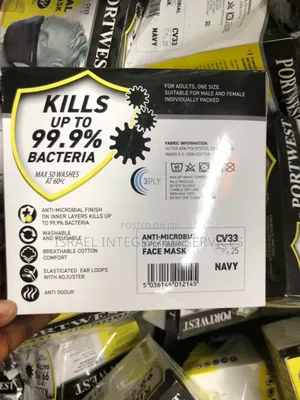Face Mask, Anti-microbial