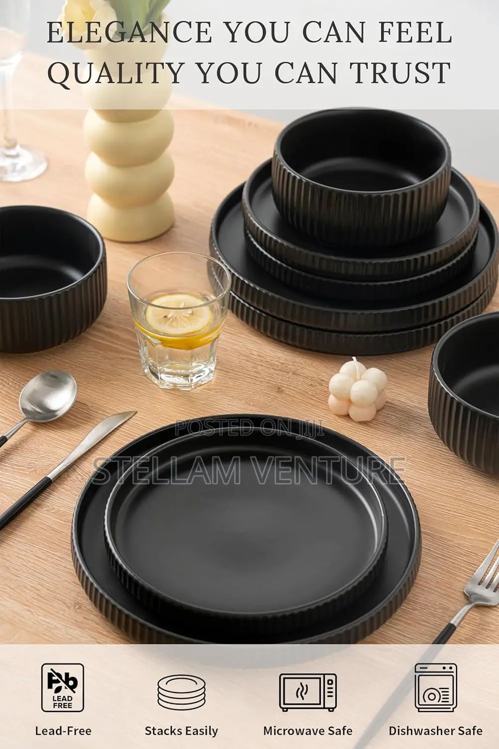 12pcs Stoneware