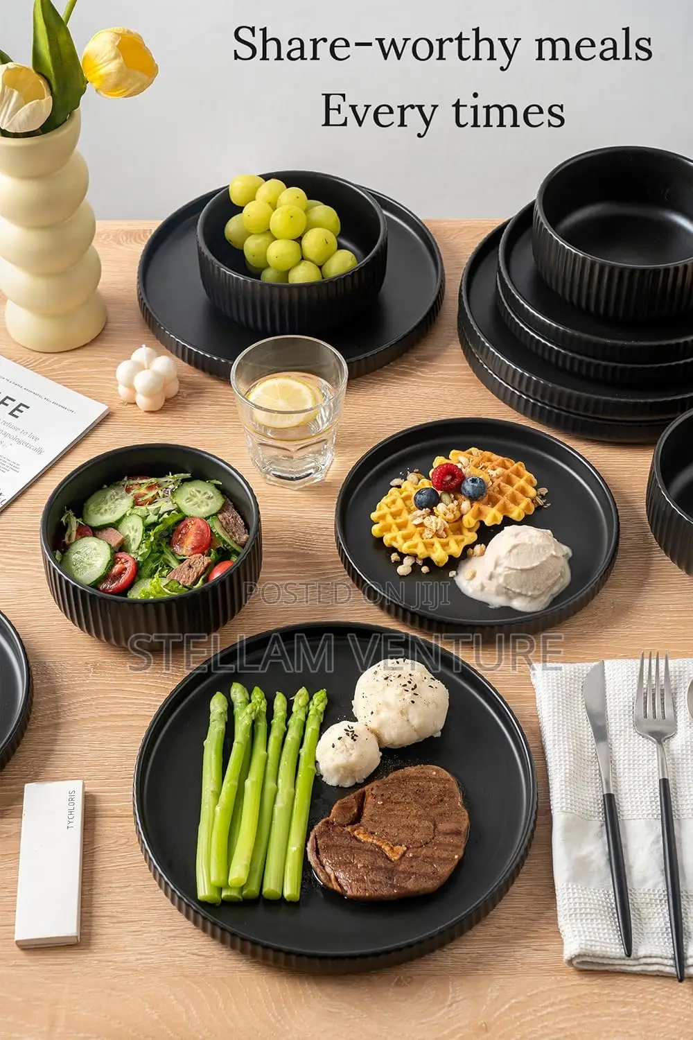 12pcs Stoneware