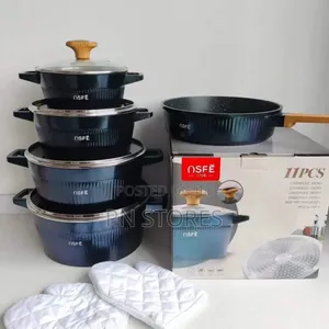 11pcs Non-Stick Granite Cookware