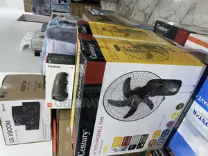 Long Battery Century 16" Recheargeable Fan With Led Light