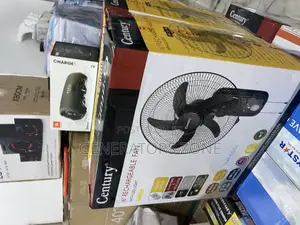Sleek Design Century 16" Recheargeable Fan With Led Light