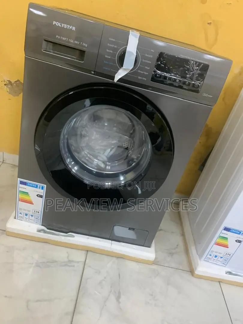 Household Appliance 7kg Polystar Automatic Frontload Washer