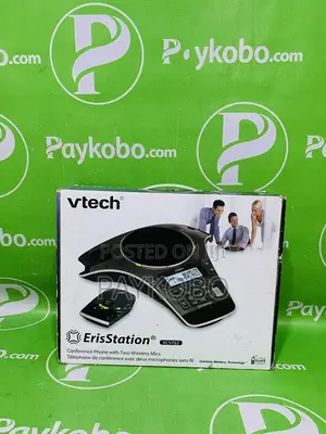 Vtech Erisstation Conference Phone With Two Wireless Mics