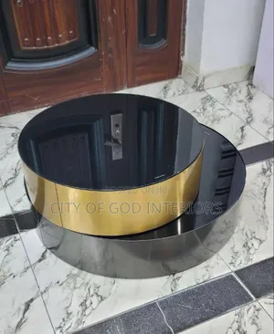 High Quality Imported Center Table Set With Class Top