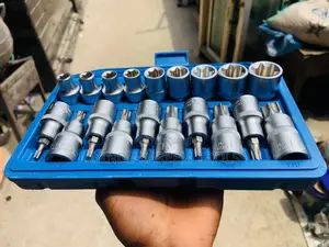 19pcs 1/2” Dr E-Torx Socket Set