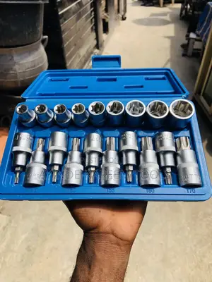 19pcs 1/2” Dr E-Torx Socket Set