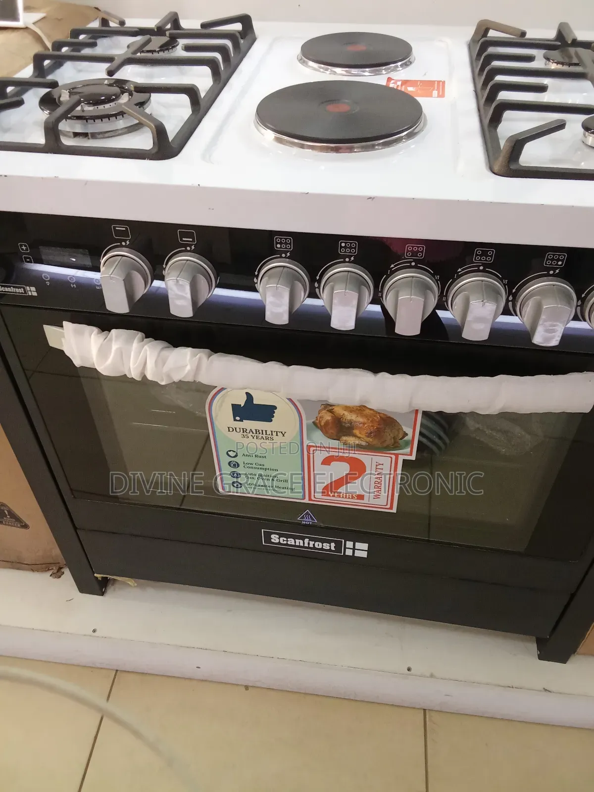 4+2 Scanfrost Gas Cooker