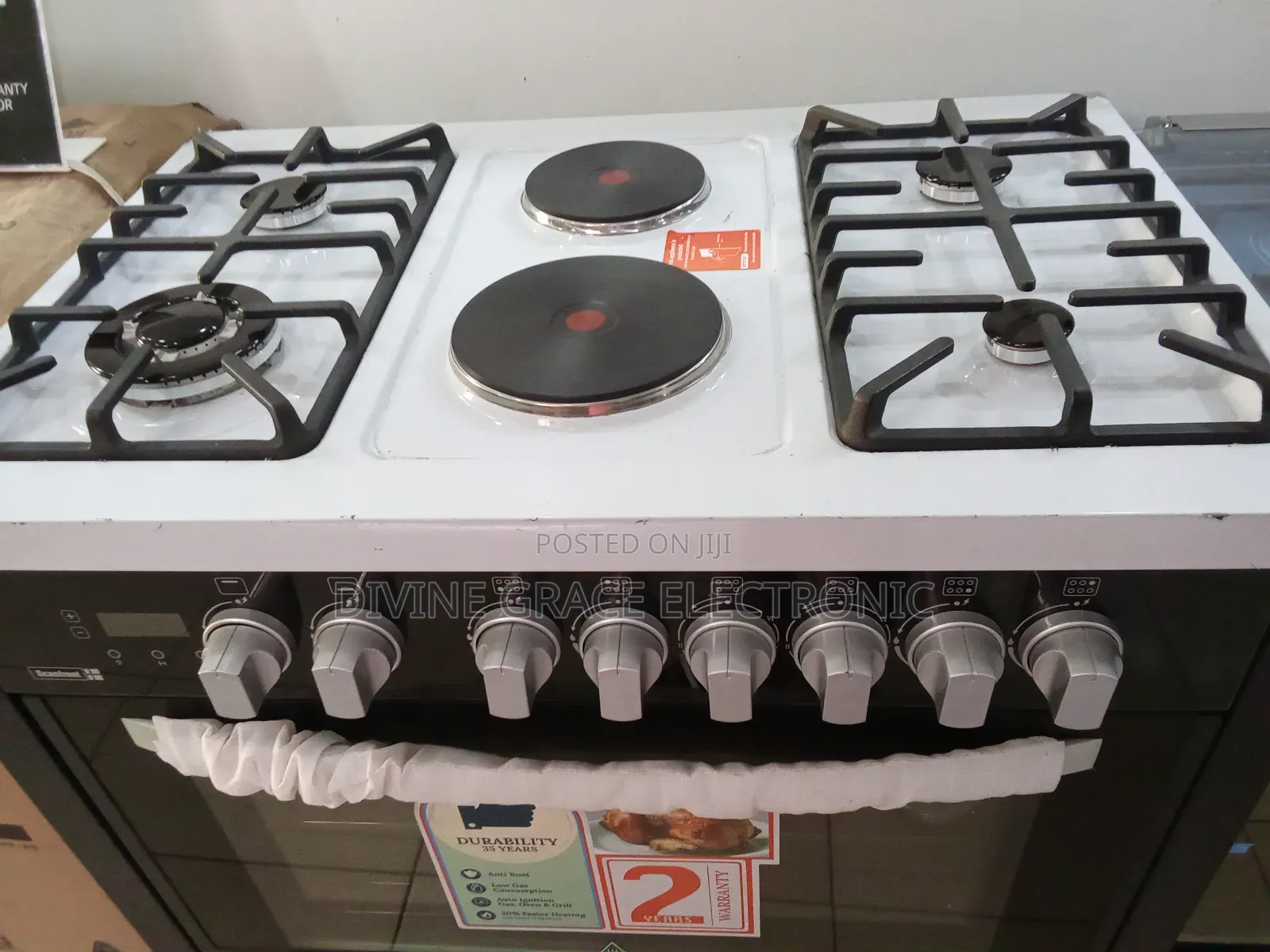 4+2 Scanfrost Gas Cooker
