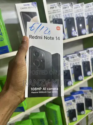 New Xiaomi Redmi Note 14 128 GB Black