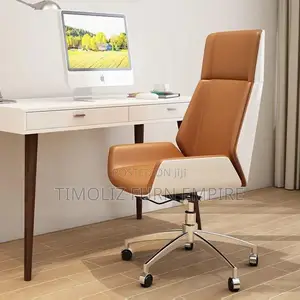 Executive Office Reclining Chair, Wooden Back