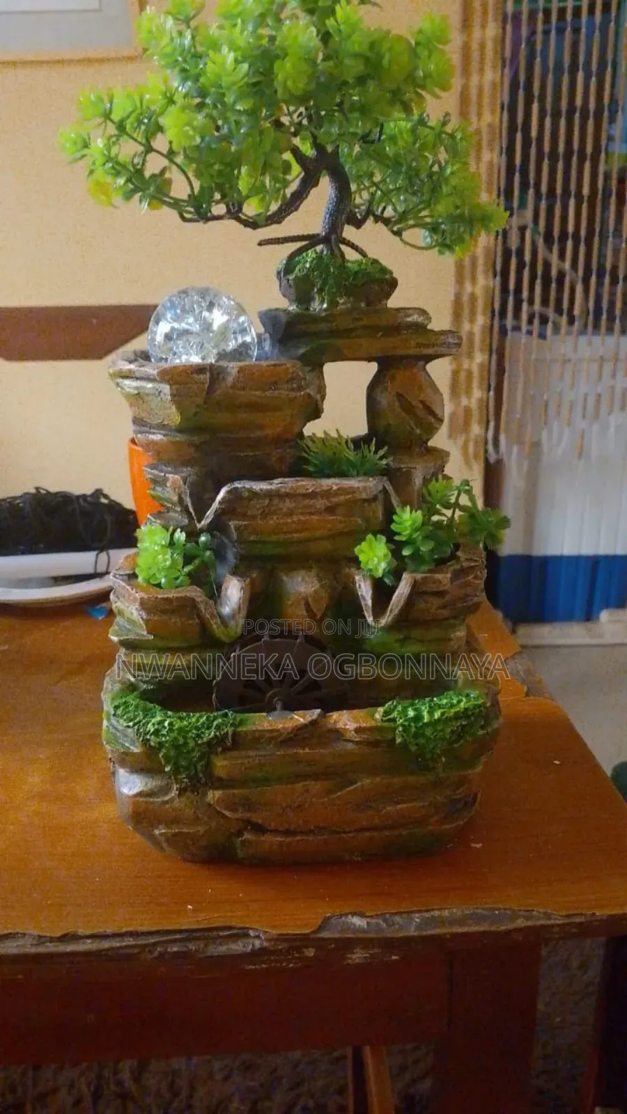 Tabletop Fountain Indoor Small Rockery