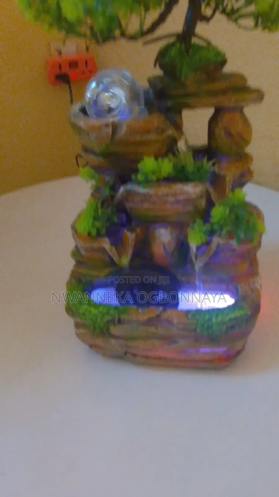 Tabletop Fountain Indoor Small Rockery