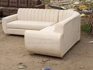 Nude Color Sectional Couch