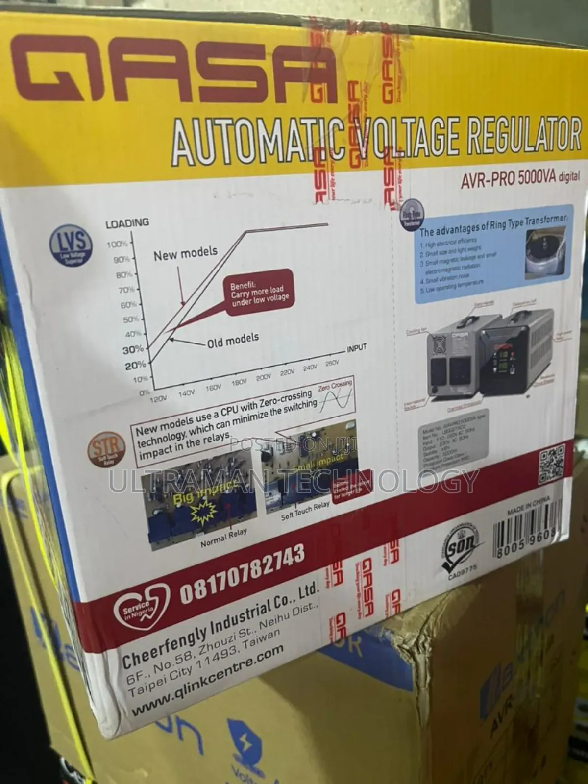 Automatic Voltage Regulator (5000watts)