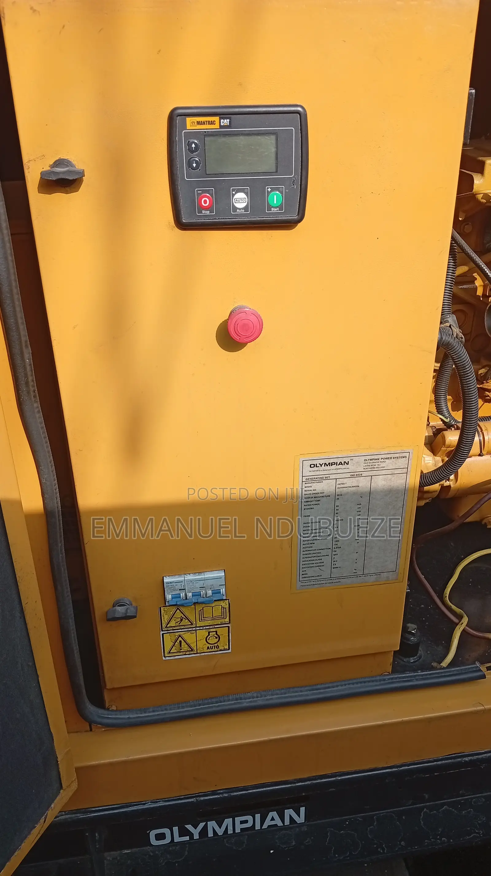 100kva Caterpillar Soundproof Generator