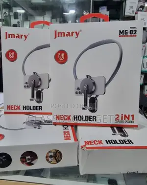 Jmary-Mg-02 2 in 1 Magnetic Neck Phone Holder