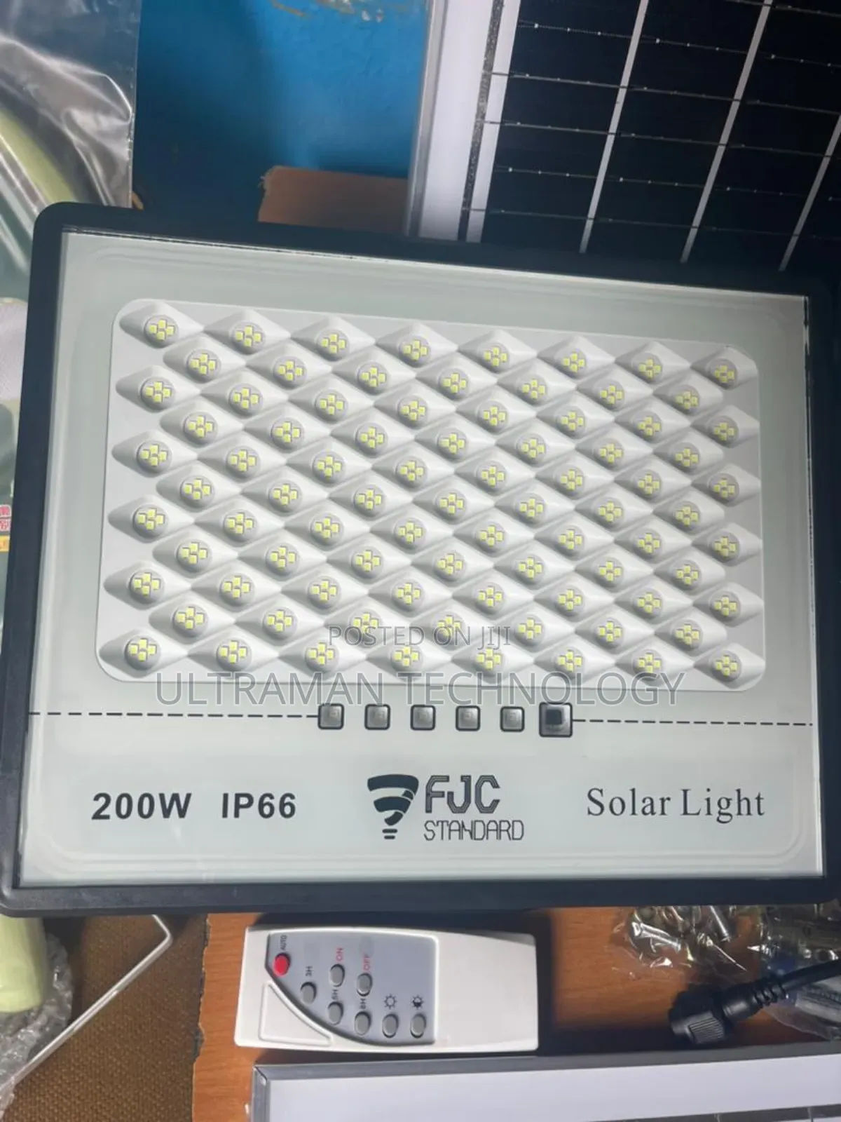 200watts Standard Solar Flood Light + Solar Panel