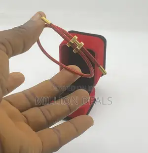 Stylish Red Link Men’S Bracelets