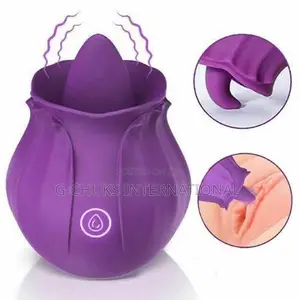 Photo - Rose Tongue Licking Vibrators Clit Nipplesucker Dildo Sextoy