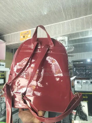 Multipurpose Women Backpack With Creative Patterns - Wine