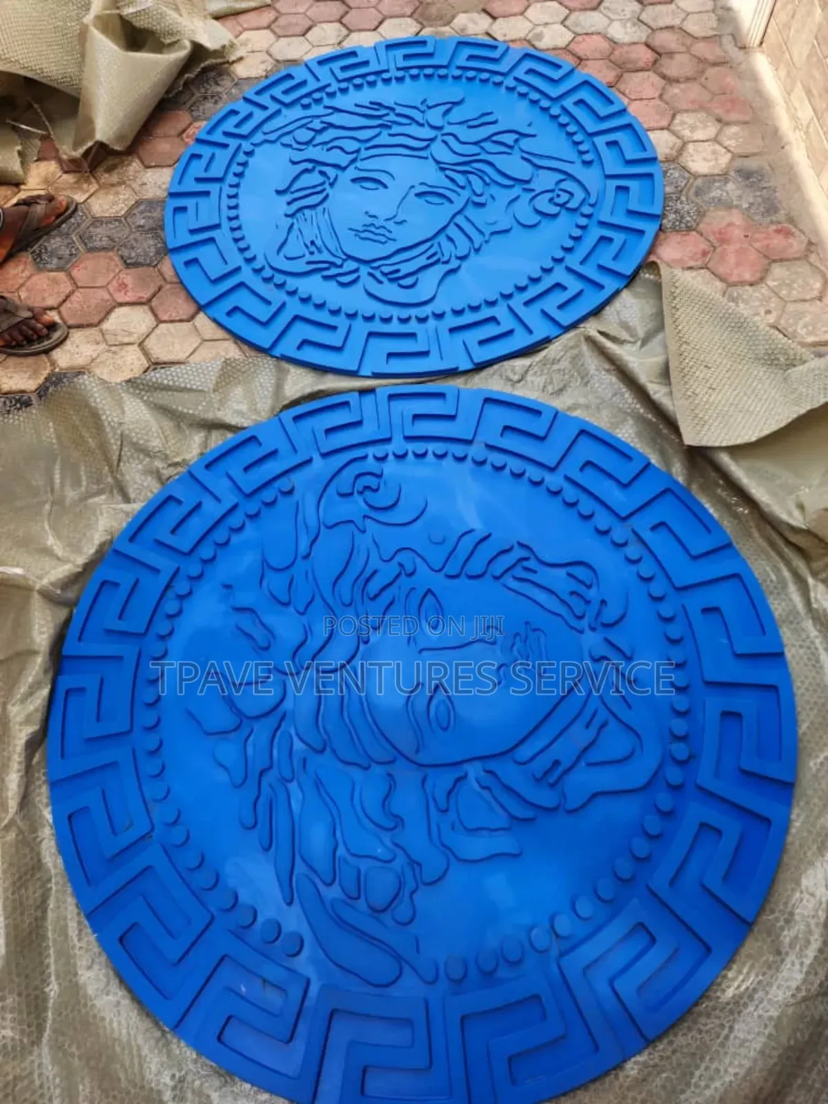 Versace Circle Mat Instanblue Turkey
