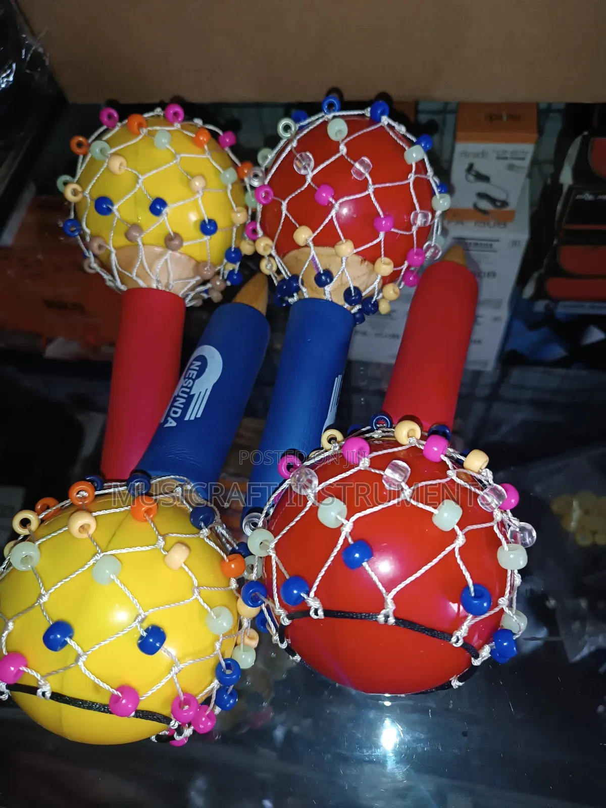 Beaded Maracas