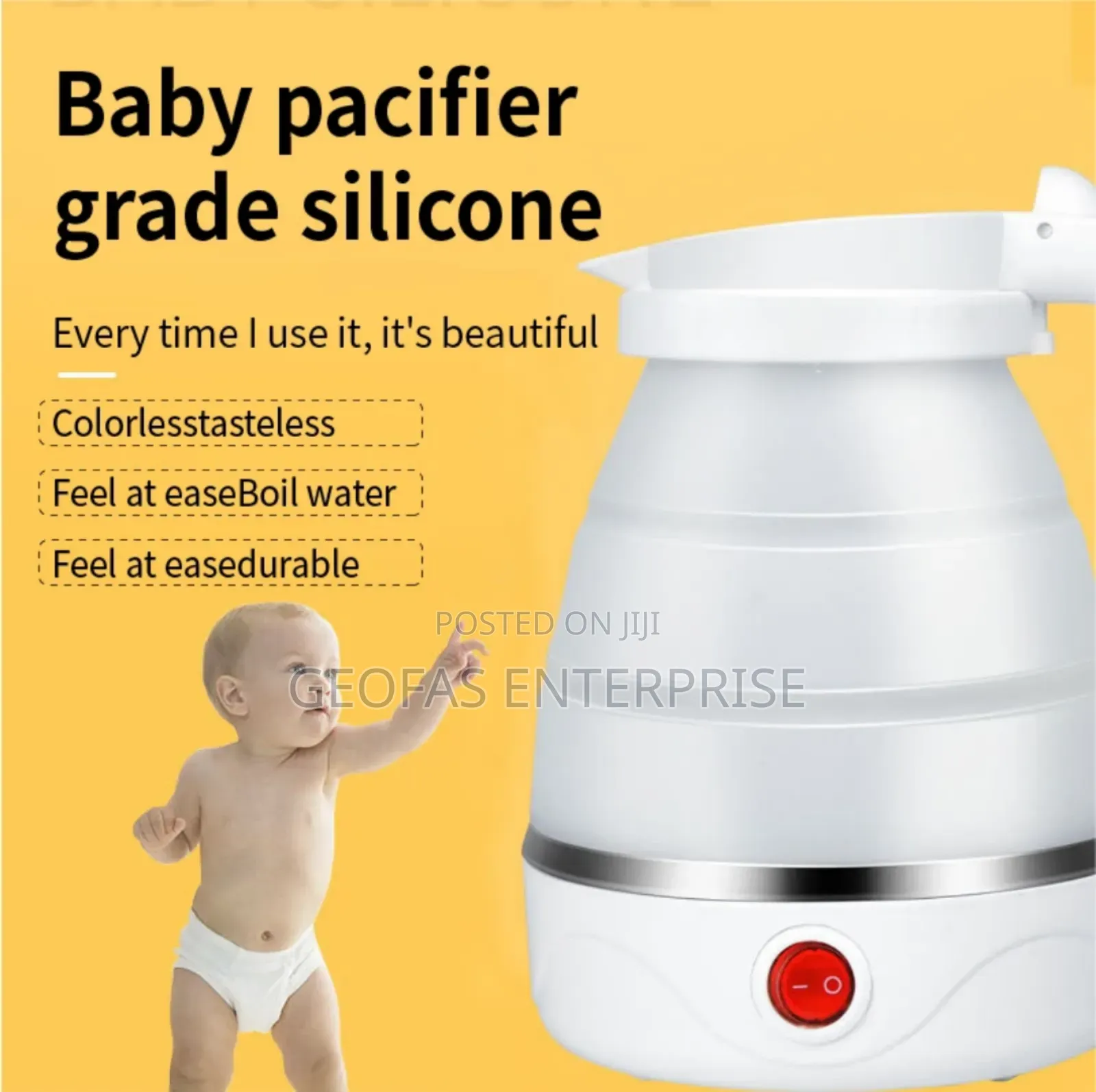 Small Quality Smart Foldable Electric Water Kettle Jug